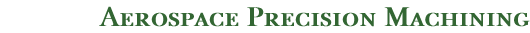 Aerospace Precision Machining